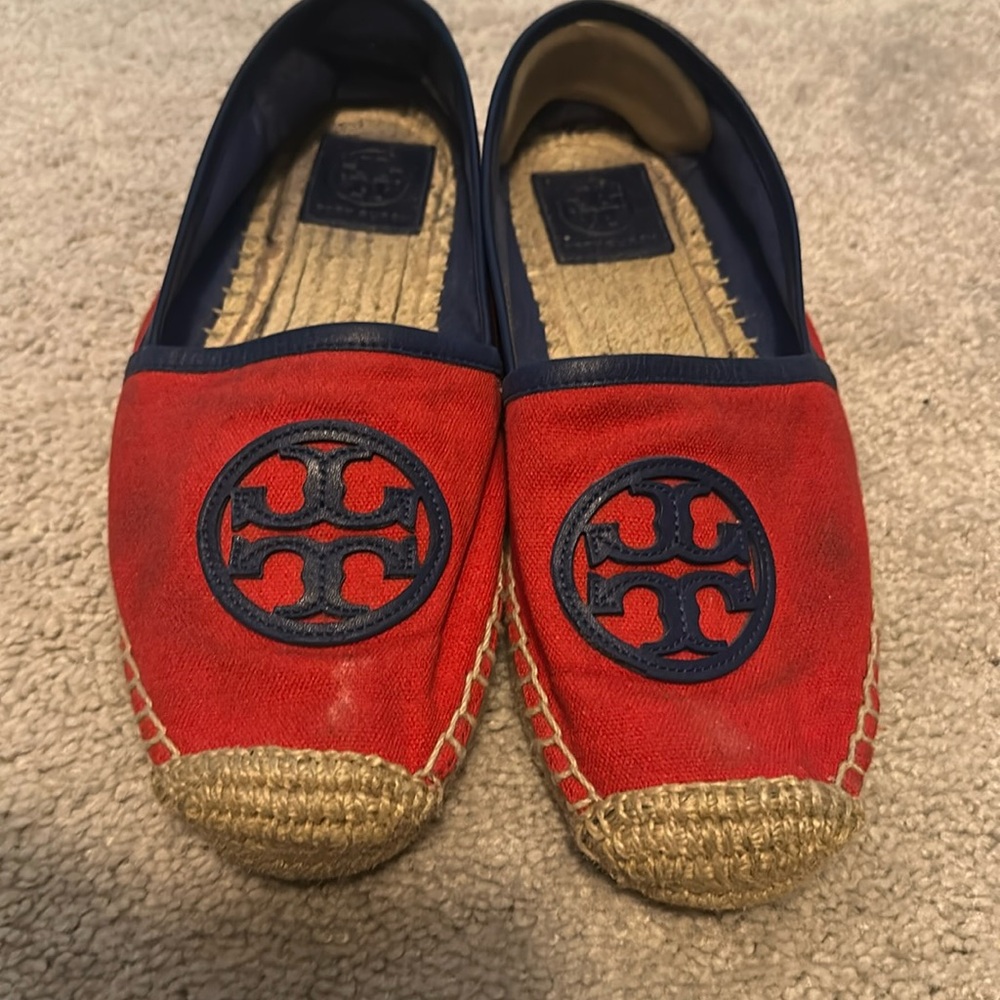 Toryburch Espadrilles Navy & Red - image 1